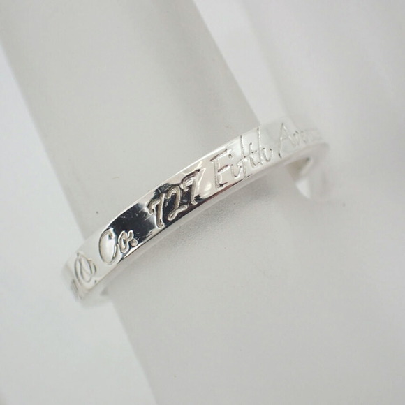 TIFFANY 925 Notes Narrow Ring 10 - Picture 5 of 10